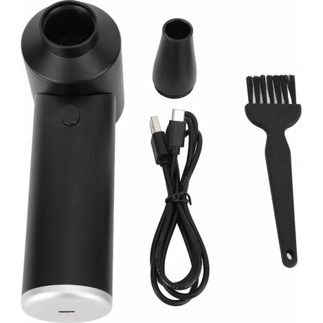 Wiederaufladbarer, kabelloser USB-Luftbläser mit 3 einstellbaren Geschwindigkeitsstufen für Computertastatur und Auto (1/5)