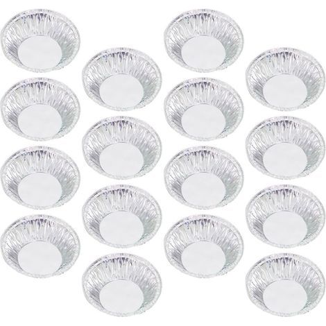 Pieces Disposable Aluminum Cake Molds Mini Size for Baking (1/5)