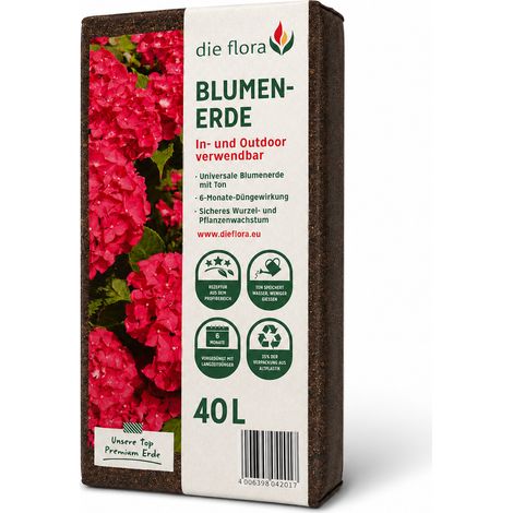 die Flora Premium Blumenerde - 40 Liter (1/2)