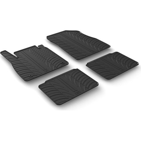 Set tappeti su misura in gomma - compatibile per Nissan Micra (03/1706/23)