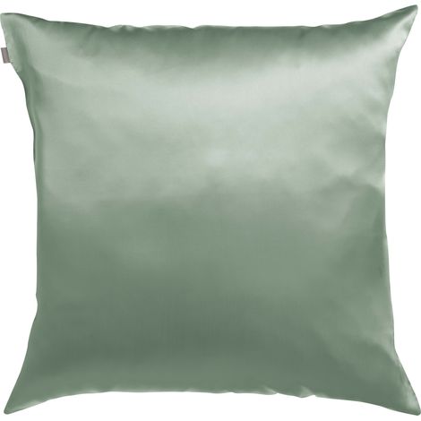 VIVARAISE - Taie d'oreiller en soie Ashley - 65x65 cm - Vert de gris