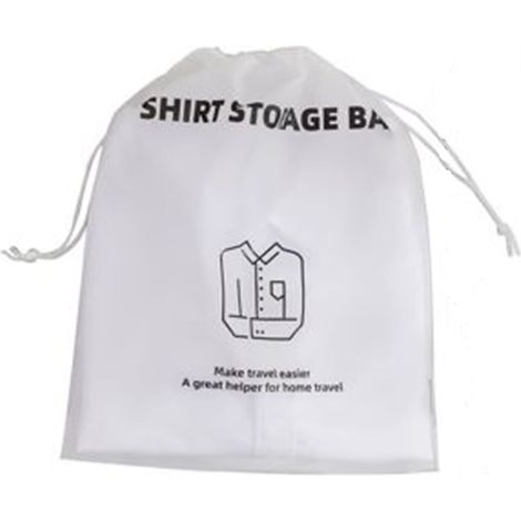 TRADE SHOP - Set 3pz Organizer Viaggio Casa Sacco Borsa Camicie Maglie 28x34cm Con Coulisse 87705 - (1/2)