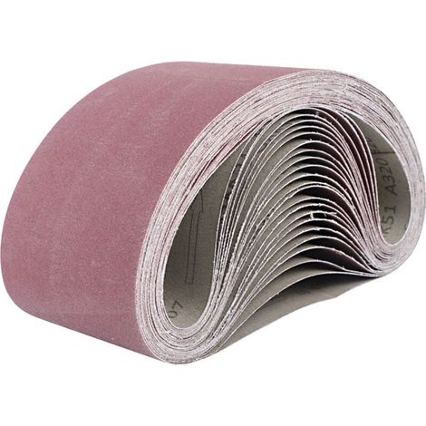 Bandes abrasives 30380mm (1.18x14.96 pouces) 10 pièces (grains 60/60/80/120/240/320/400/600/800/1000, une pour chaque type) Mini ponceuse à bande à usage domestique (1/4)