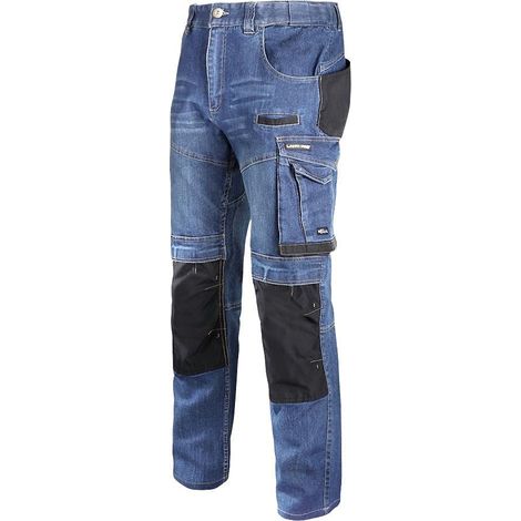 Jeans elasticizzati blu con rinforzo, "S", CE, lahti
