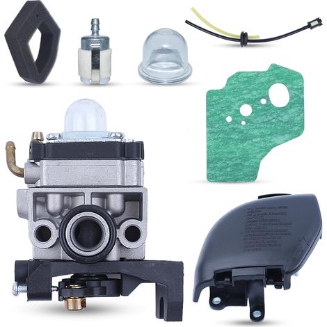 Carburateur pour Honda GX35, Kit de carburateur pour Honda GX35 Générateur, Débroussailleuse, Moteur avec tube à huile, Filtre à carburant, Tube à huile, Filtre à air, Boîtier Accessoires (1/5)