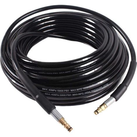 10M Flexible Tuyau Pour karcherK2-K7,Connecteur Rapide,Tuyau À Haute Pression Accessoire Compatible Avec Nettoyeur Haute Pression Bosch (1/4)