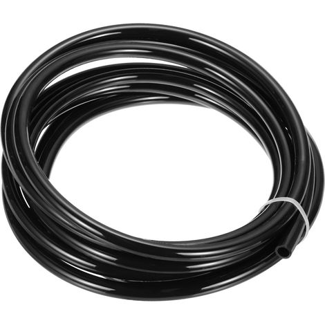 Pneumatic Hose 1/2 OD 16.4 ft, 12 mm OD 8 mm ID PU Tube for Air Compressor Fitting or Fluid Transfer, Black (1/5)