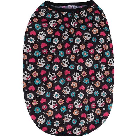 Halloween-Totenkopfmuster-Haustierkleidung, lustiges Halloween-Haustierkostüm, Haustierkleidung (1/4)