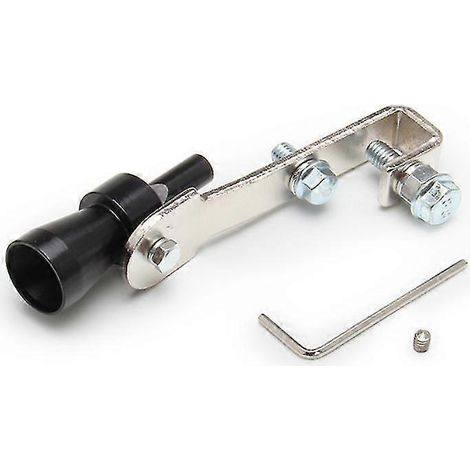 Pot d'échappement modifié pour voiture, générateur de son imitant un turbo, sifflet de turbo, accessoires pour moto-S-Black (1/5)