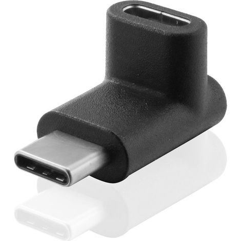 Microconnect USB3.2CCMF cambiador de género para cable USB C Negro