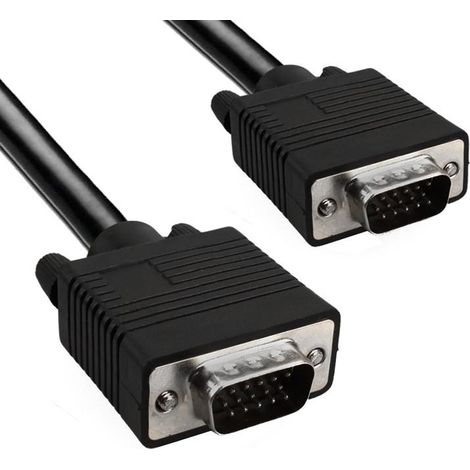 Vultech 1.8m VGA VGA-Kabel 1,8 m VGA (D-Sub) Schwarz