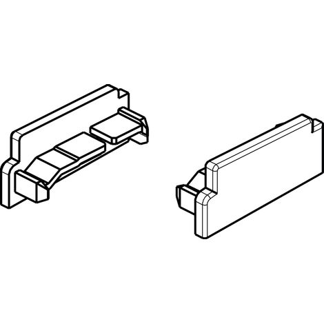 GU Thermostep/Timberstep Endkappe zu Aufsatzschiene P1634, rechts