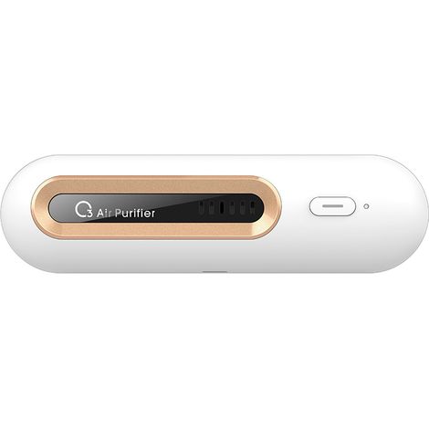 M9 Set USB-wiederaufladbarer Kühlschrank-Luftreiniger, Geruchsneutralisierer, Sterilisator, Weiß (1/4)