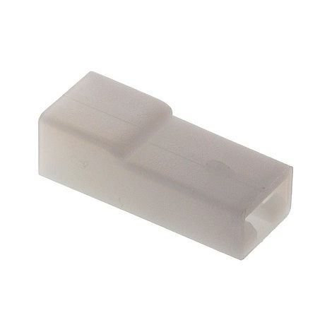 Conector hembra E+J de 1 pin y 6,3 mm con carcasa de un solo extremo.
