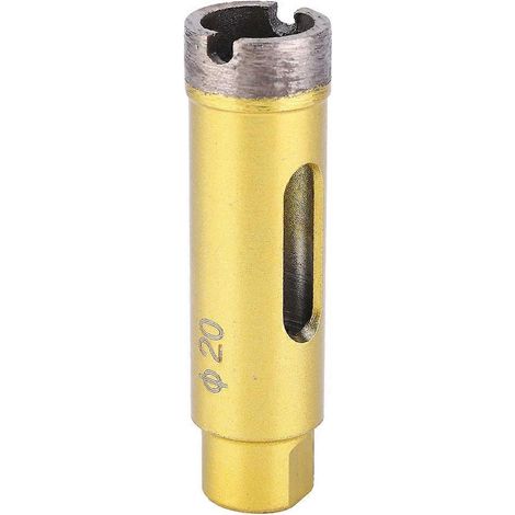 Diamant-Lochsäge für Winkelschleifer, 20 mm, geeignet für Marmor, Glas und Keramik