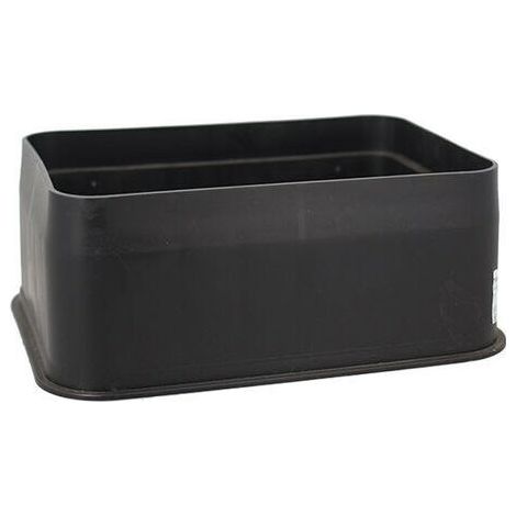 Réhausse pour regard rectangle 12 pouces – Protection arrosage – Longueur 40 cm – Hauteur 17 cm – Largeur 27 cm (1/2)