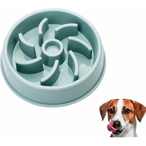 Fressnapf für Hunde und Katzen mit Anti-Fress-Effekt, rutschfest, fördert die Verdauung, für kleine und mittelgroße Haustiere (1/5)