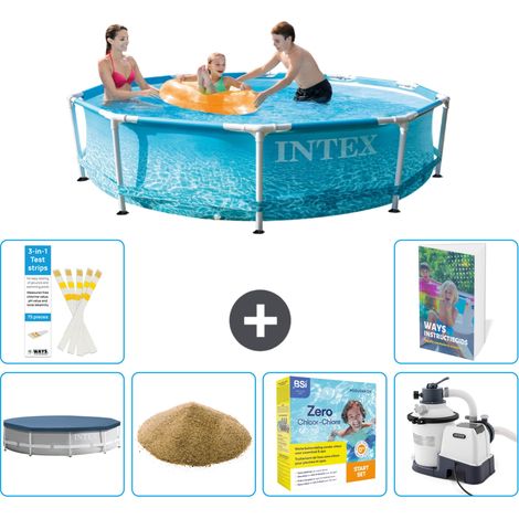 Frame Pool Rund - 305x76 cm - 7-teilig S170