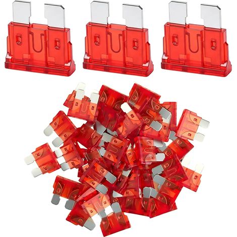 ATC-10 Standard Blade Fuses for Car and Truck 10A 50pcs (1/5)