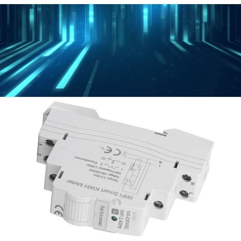 Compteur intelligent ATMS1603 à double commande, pilotable par application, 100-230 V CA (1/5)