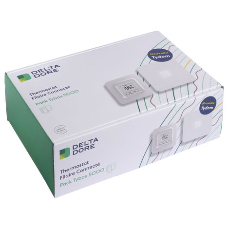 Pack thermostat filaire connecté chauffage eau chaude TYBOX 5000 CONNECTE DELTA DORE 6350660