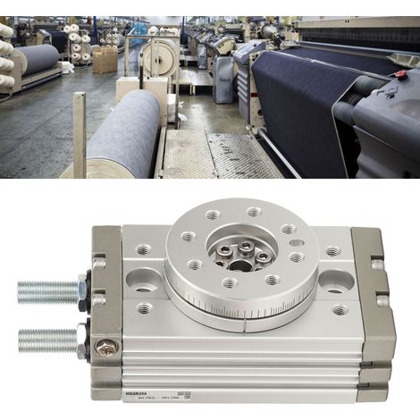 Vérin rotatif oscillant, vérin pneumatique rotatif, réglable de 0 à 190° MSQB-20A (1/5)