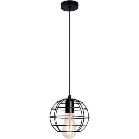 TARA PENDANT 1XE27 BLACK
