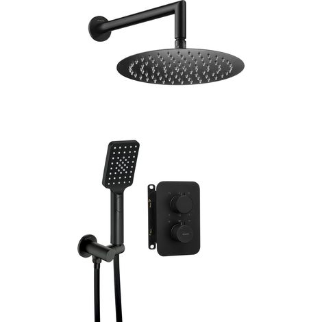 Deante Set doccia moderno nero opaco (1/3)