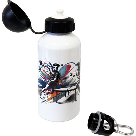 Gourde sport pingpong en aluminium 500 ml (1/2)