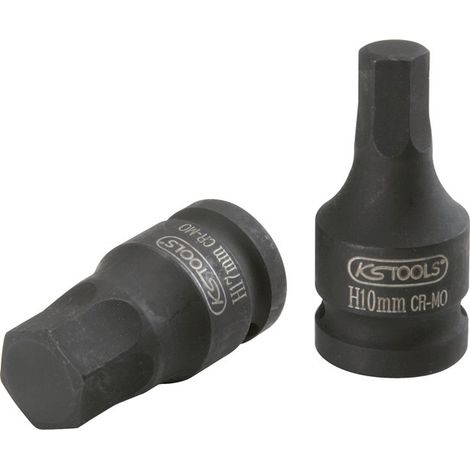 KS Tools 1/2 Kraft-Bit-Stecknuss Innensechskant, kurz, 12 mm (1/2)