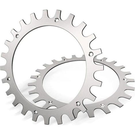 Crampons en acier inoxydable de qualité supérieure pour tondeuse à gazon Worx Landroid modèle S/M Épaisseur 2mm, Diamètre: 205 mm (1/5)