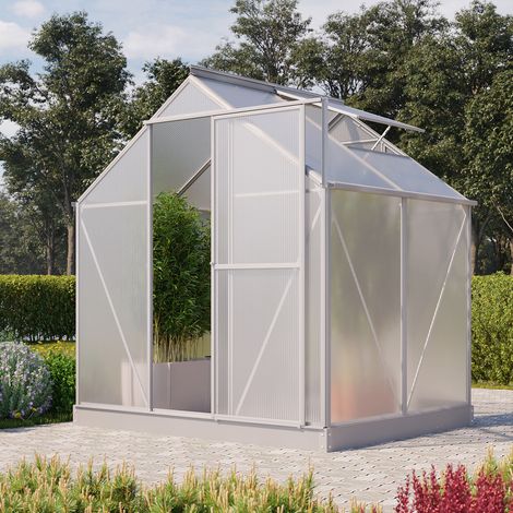 Vitavia Gewächshaus "Eos 3100", aluminium, 3,1 m², 6 mm HKP (1/5)