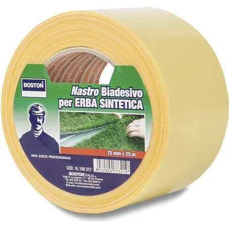 Nastro Prato Erba Sintetica Biadesivo Boston Mm 75 ml 25