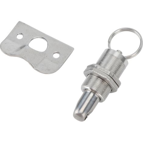 58,5 mm hochglanzpolierter Riegelverschluss aus Edelstahl 304, vielseitig einsetzbar, für Boote und Yachten. (1/5)