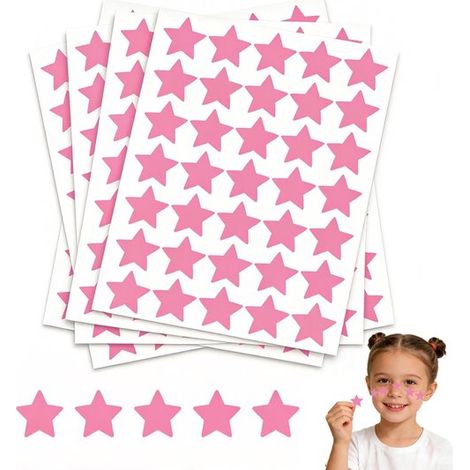 100 fogli di adesivi a stella (35 adesivi per foglio) Adesivi autoadesivi per premi / etichette / decorazioni / agenda / motivi / chiusura ID (1/5)