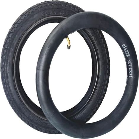 Chambres à Air,Pneu Trotinette Electrique 14 Pouces 14x2.125 (54-254) Pneu 14 x 2.125 Pneu et Tube for Scooters électriques 14 Pouce (1/5)