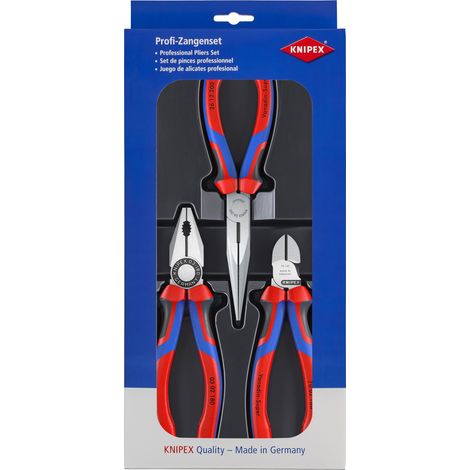 KNIPEX 00 20 11 Assortimento di montaggio 1 x 03 02 180, 1 x 26 12 200, 1 x 70 02 160 (1/2)