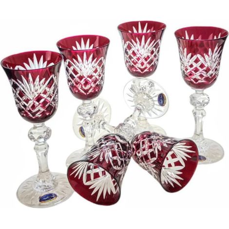 Copas de licor Ruby Crystal de 60 ml con sabor a piña. (1/5)
