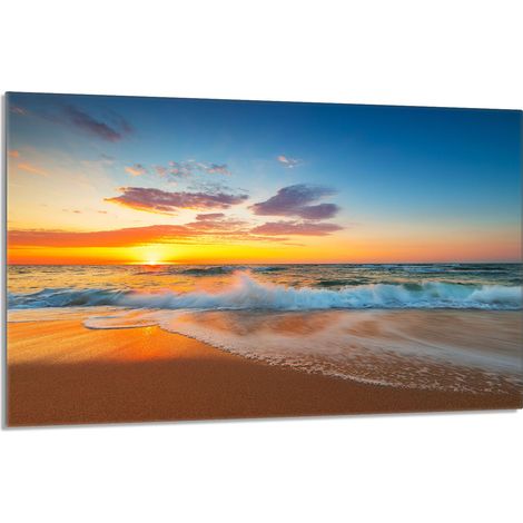 Glasschutzplatte für den Herd 80x52 Sea (1/5)