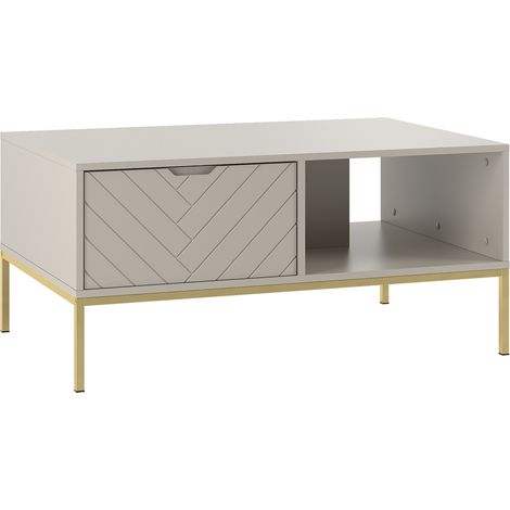 Couchtisch Daria , Kaschmir, 104cm