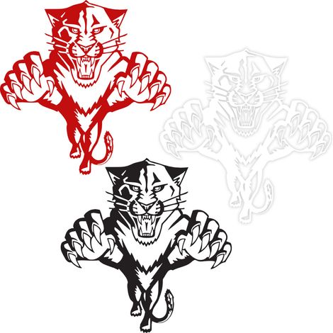 TIGER - Adesivo murale wall sticker in vinile 60x65 cm - Colore: nero (1/2)