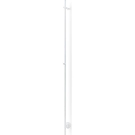 Rosani ONE Sèche serviette électrique - hauteur 170cm - 30Watt - inox 316 - Blanc mat (1/5)
