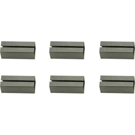 CHRISLIGNE Lot De 6 Fourreaux Acier Zingué, L.2 X L.0.8