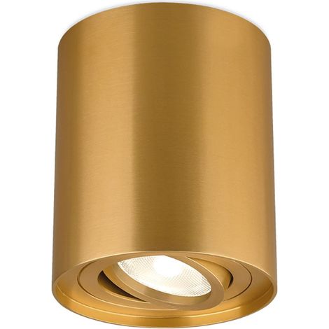 Plafonnier alu GAMA-8010C rond GU10 35W Doré (1/5)