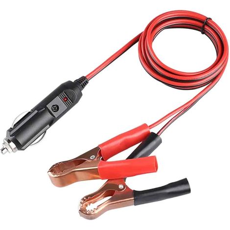 Câble d'extension pour allume-cigare mâle - Câble de charge de batterie 12 V-24 V (1/5)