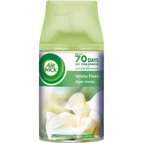 Recambio de 250 ml para ambientador AIR WICK Freshmatic White Flowers