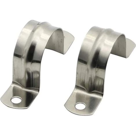 20mm en acier inoxydable 304 Collier de serrage Pince de type pince pour tuyaux U 20pcs Tube Clamp Couplage Hoop Wholesale