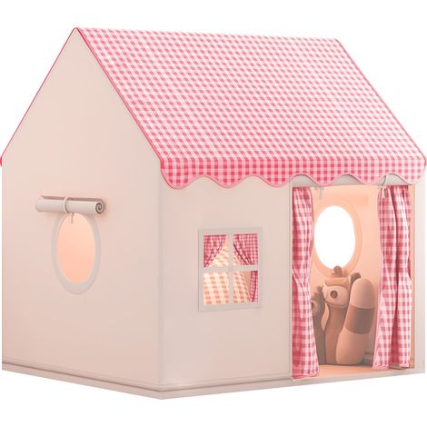 Haloyo® Spielzelt für Kinder, Spielhaus, Outdoor-Spielhaus, Indoor-Spielhaus für Kinder ab 3 Jahren, 105 x 120 x 128 cm, rosa