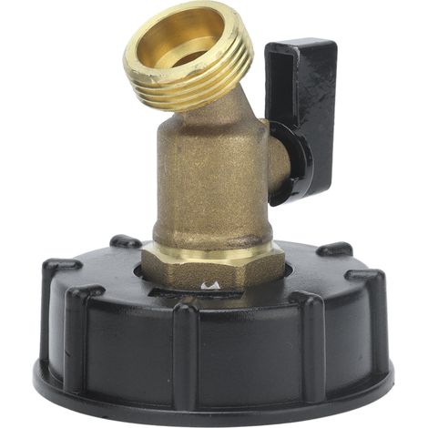 Adaptateur pour réservoir IBC, filetage mâle, raccord de tuyau de vidange, robinet, pièce détachée (1/5)