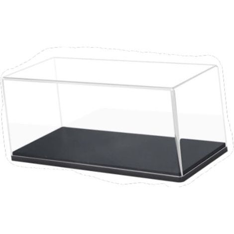 Vitrina para maquetas de coches a escala 1/32, estuche protector de acrílico, multifuncional, portátil, accesorios, transparente (1/5)